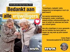 N-VA Avelgem - Internationale Dag van de vrijwilliger 2023 - Conny Rogie