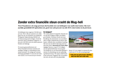 N-VA Avelgem zoekt financiële steun voor Mug-heli.