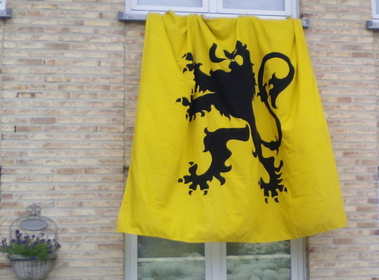 11 juli, Vlaamse feestdag Zolang de leeuw kan klauwen ... 11 juli, Vlaamse vlag op Vlaamse feestdag