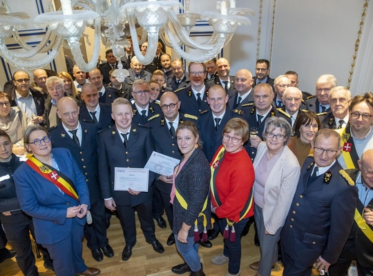 Conny Rogie N-VA Avelgem - brandweerhuldiging  2022