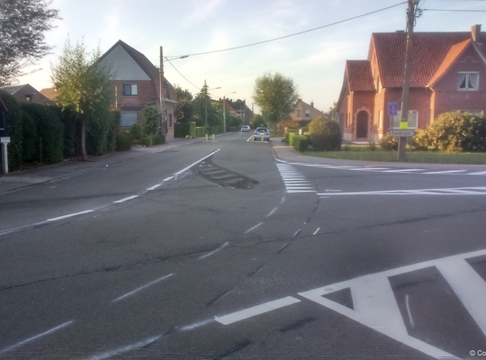 N-VA Avelgem -Gewijzigde verkeerssituatie Ganzenhofstraat - Kerkhofstraat 