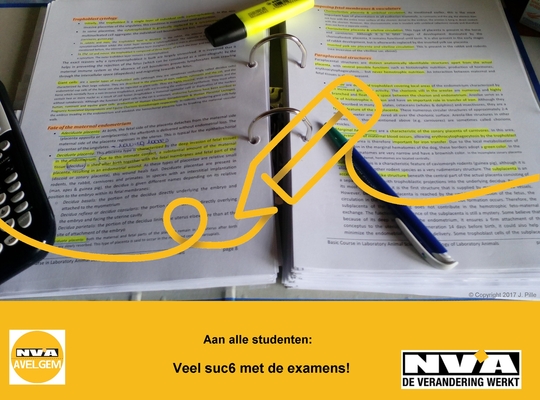 N-VA Avelgem - Examentijd