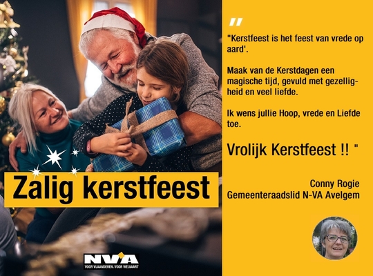 N-VA Avelgem - Conny Rogie - Zalig Kerstfeest