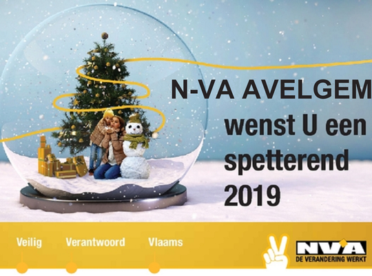 Voorspoedig nieuwjaar vanwege N-VA Avelgem Voorspoedig nieuwjaar vanwege N-VA Avelgem