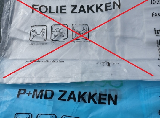 Op 1 april e.k. introduceren IMOG en Fost Plus nieuwe blauwe PMD-zakken N-VA Avelgem - Op 1 april e.k. introduceren IMOG en Fost Plus nieuwe blauwe PMD-zakken