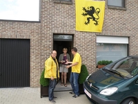 11 juli - smakelijke appelcake voor wie een Vlaamse vlag uithangt